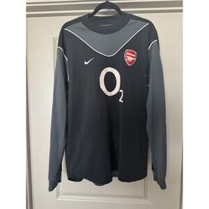 Arsenal Jersey Large Kit Long Sleeve O2 Nike Jersey